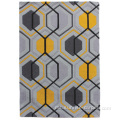 Tangan Tufted Carpet dengan reka bentuk geometri